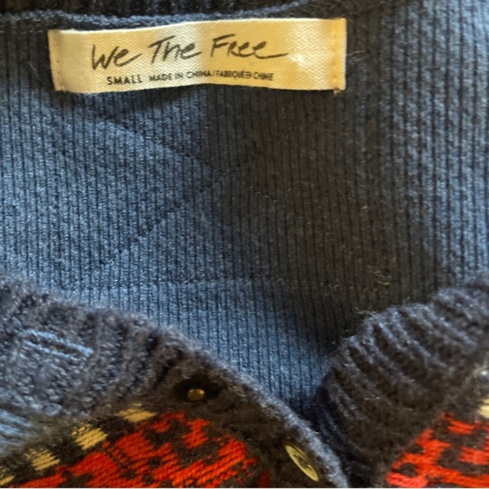 Free People We The Free To The Woods Knit‎ Top, Size S - Picture 2 of 12